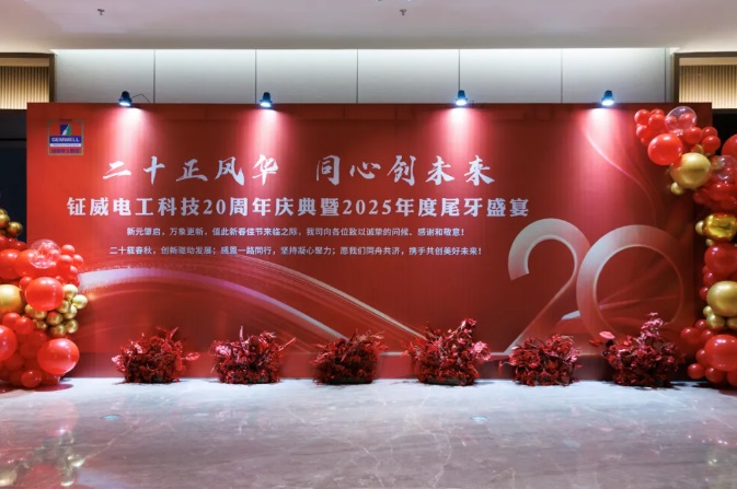 Oslava 20. výročia elektrických strojov Gemwell a spoločného vytvárania budúcnosti – koncoročný galavečer 2025